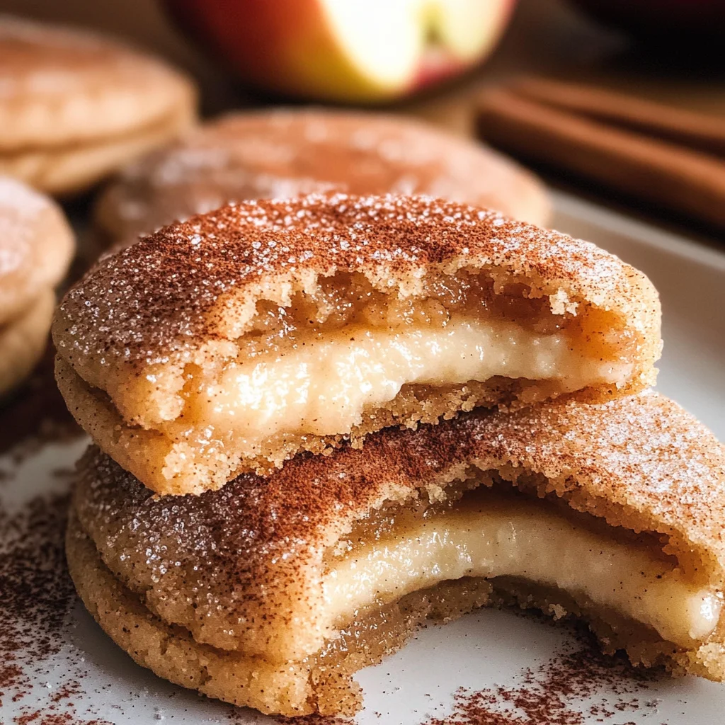 Apple Cider Cheesecake Cookies