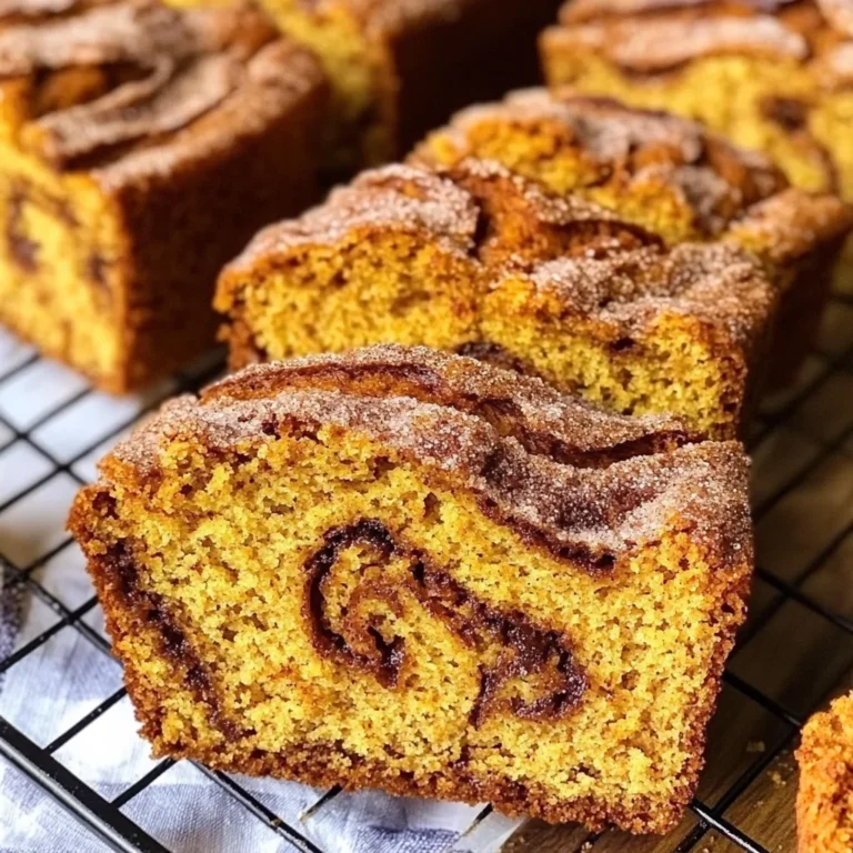 Cinnamon Swirl Pumpkin Bread Mini Loaves
