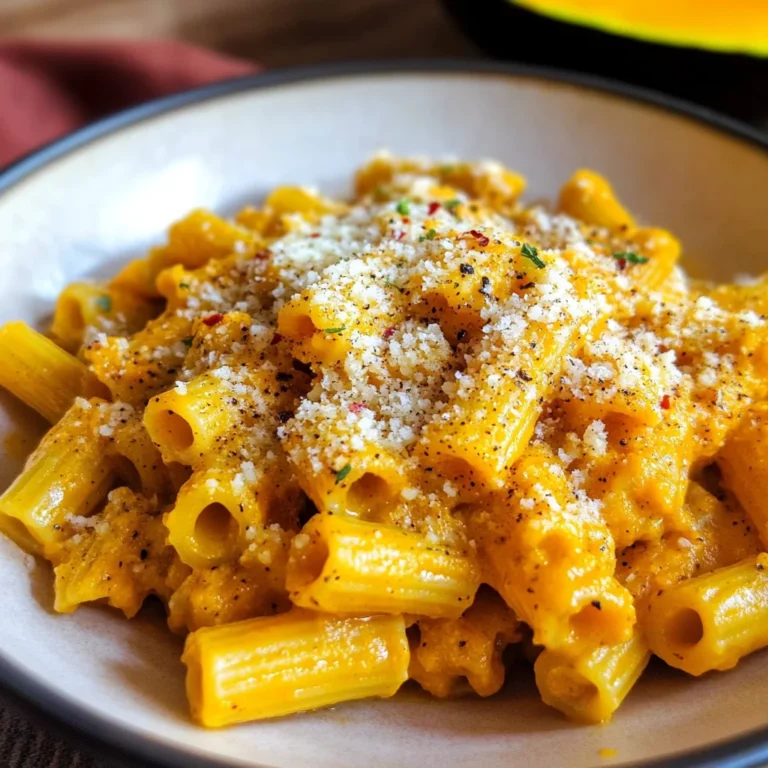 Creamy Parmesan Pumpkin Pasta