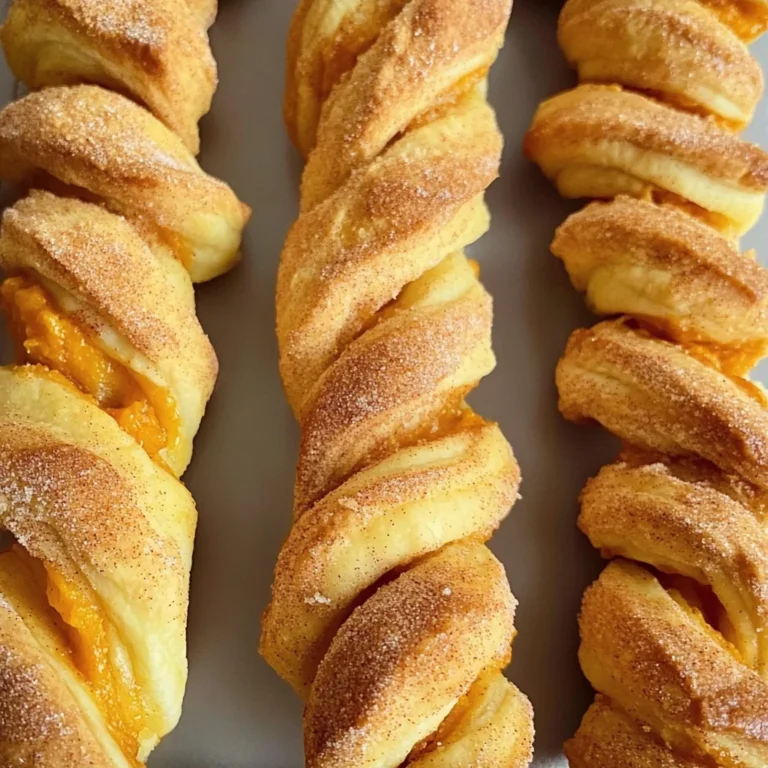 Easy Pumpkin Pie Twists