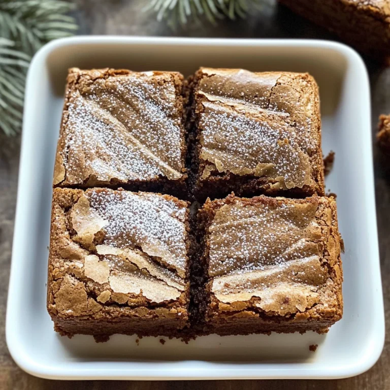 Gingerbread Brownies