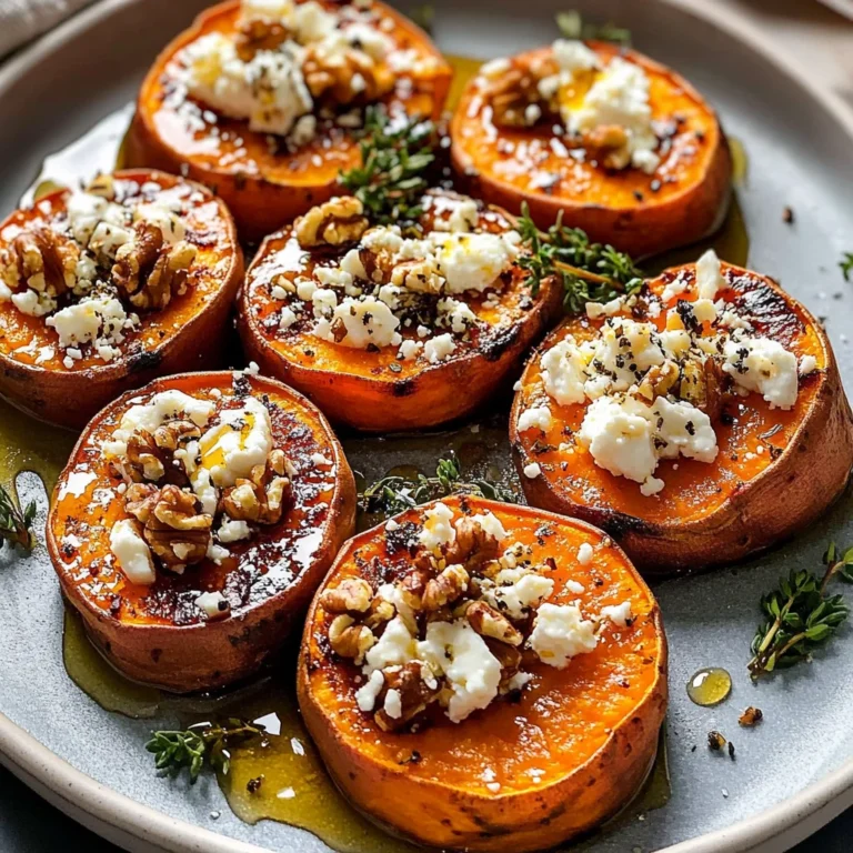 Honey Feta Sweet Potato Rounds: A Delicious & Easy Recipe