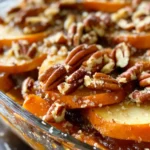 Honey Glazed Sweet Potato & Apple Casserole