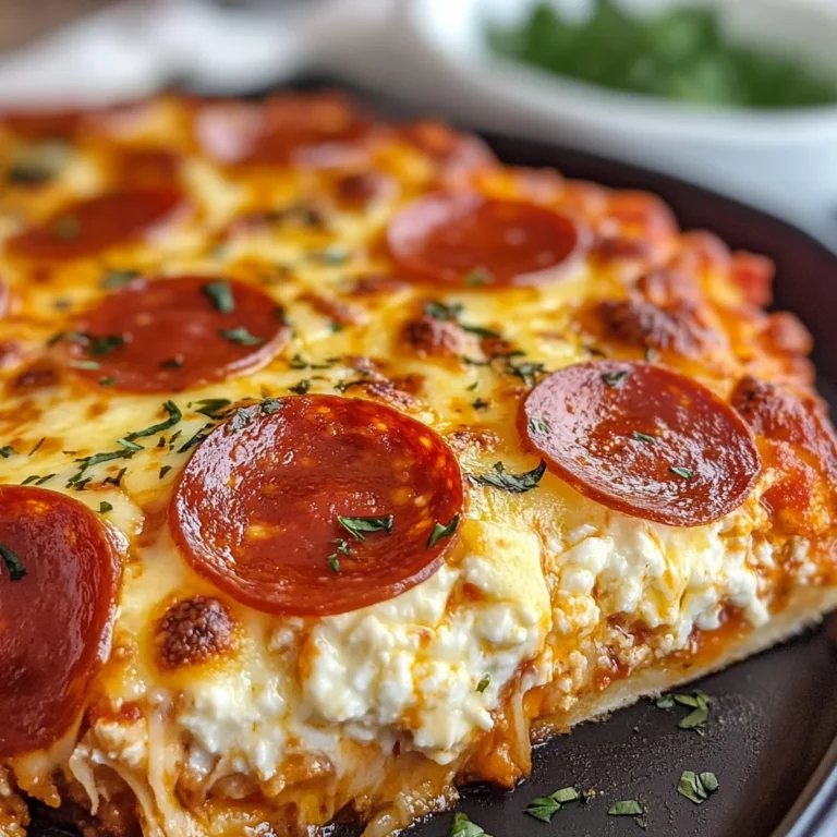 Pizza Style Cottage Cheese Bake – Easy Protein-Packed Dinner
