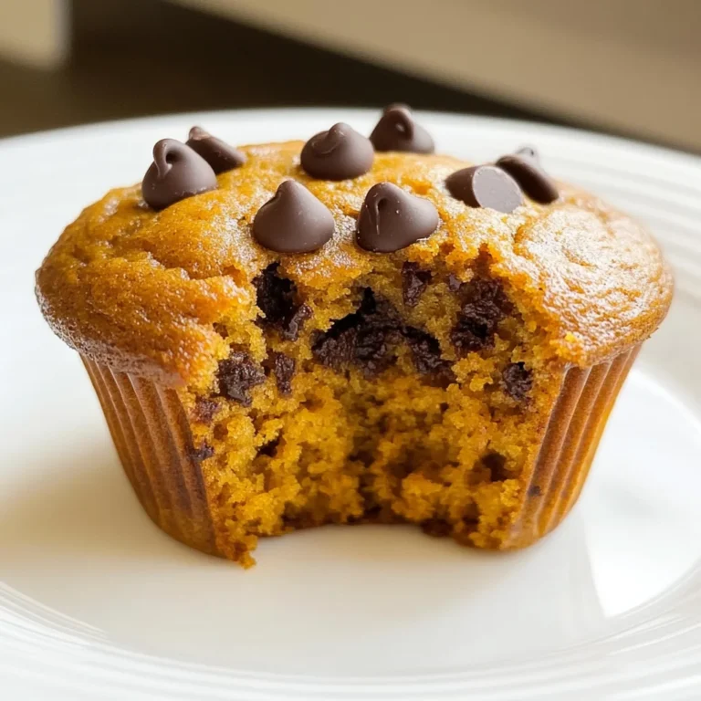 Pumpkin Chocolate Chip Muffins