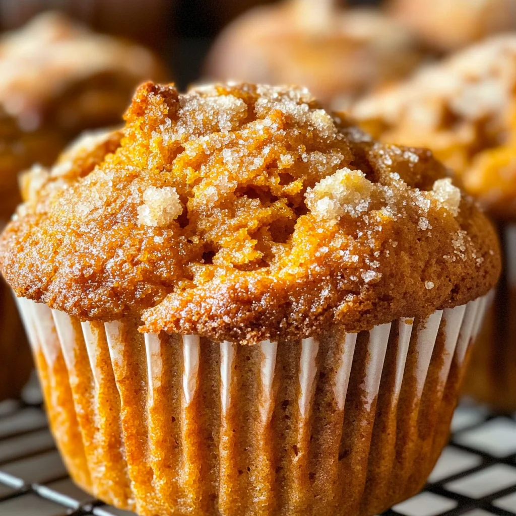 Spice Cake Pumpkin Muffins