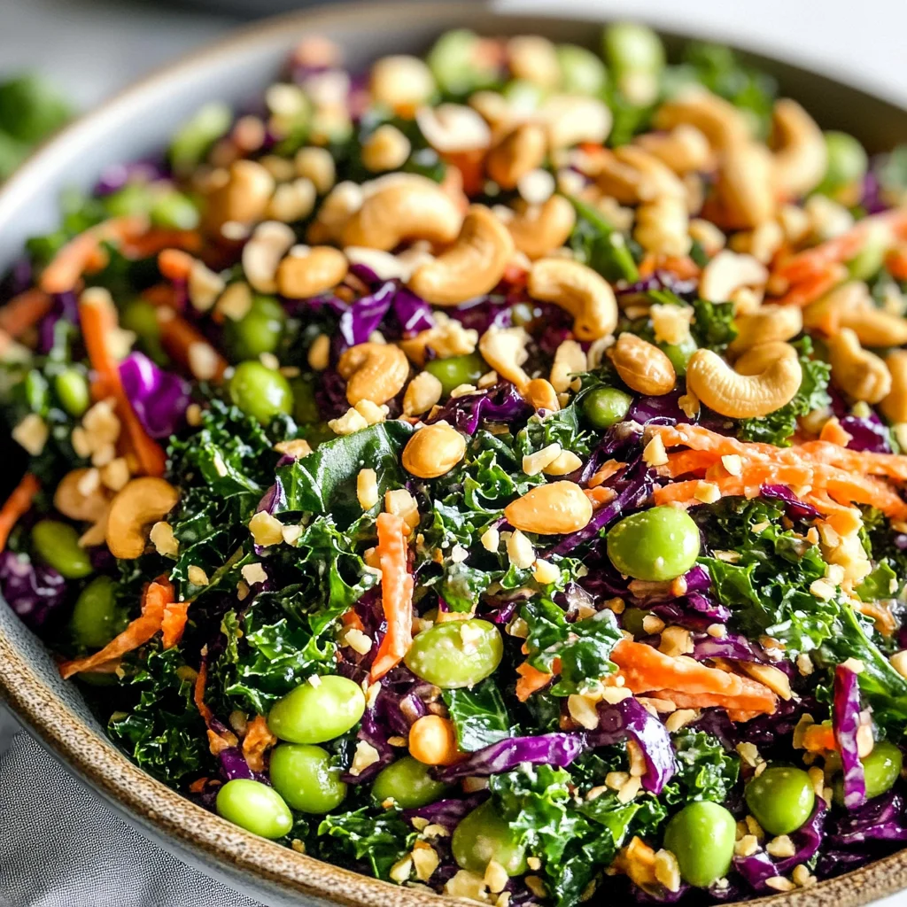 Asian Edamame Peanut Crunch Salad