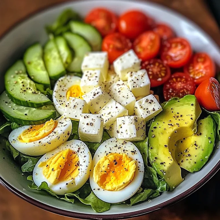 Avocado Egg Salad Bowl with Feta & Crunchy Cucumber