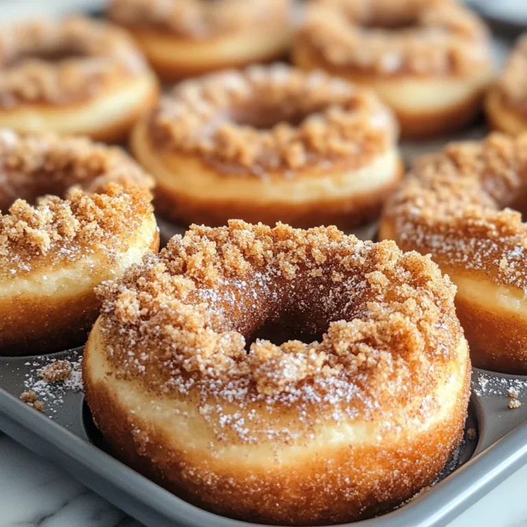 Coffee Cake Donuts
