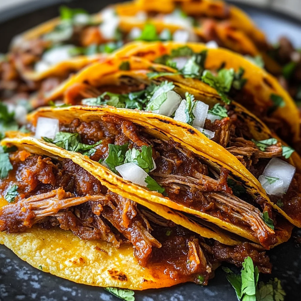 Crock Pot Birria Tacos
