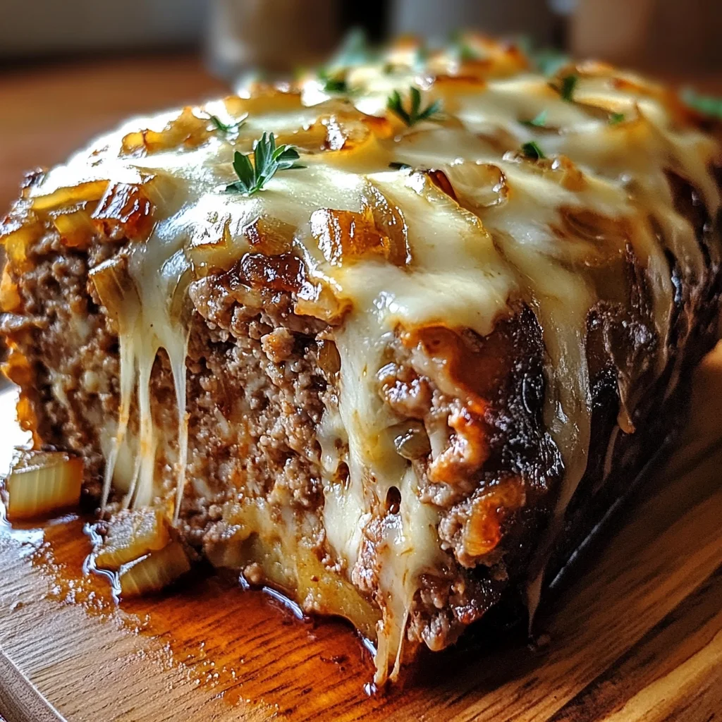 French Onion Meatloaf