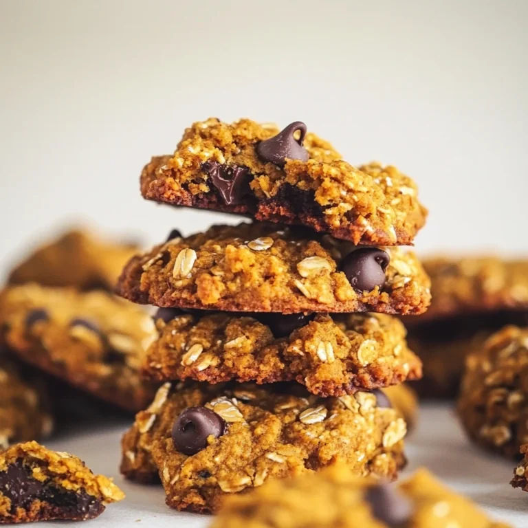 Healthy Pumpkin Oat Cookies