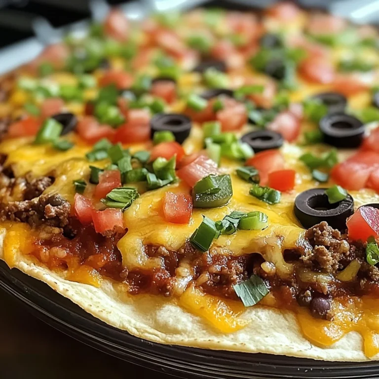 Homemade Mexican Pizza