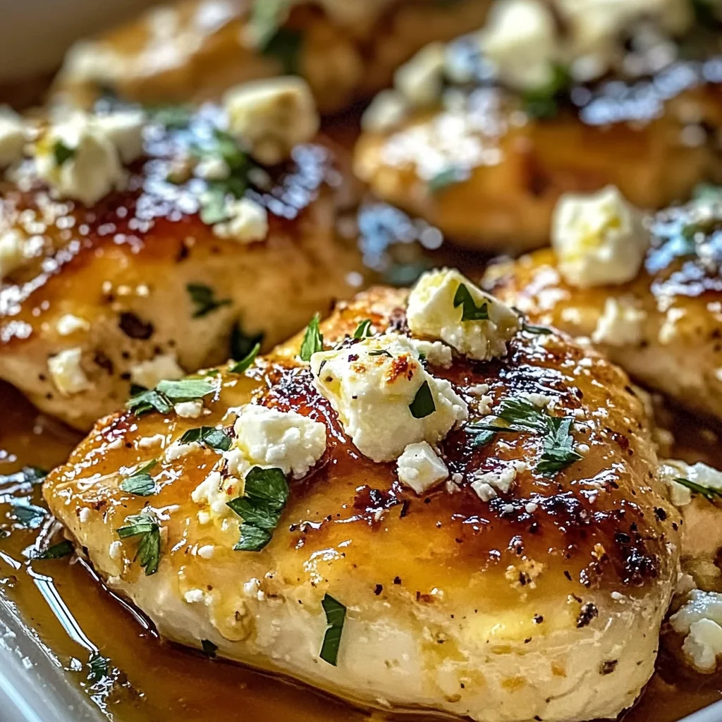 Hot Honey Feta Chicken Dish: A Deliciously Spicy and Savory Recipe