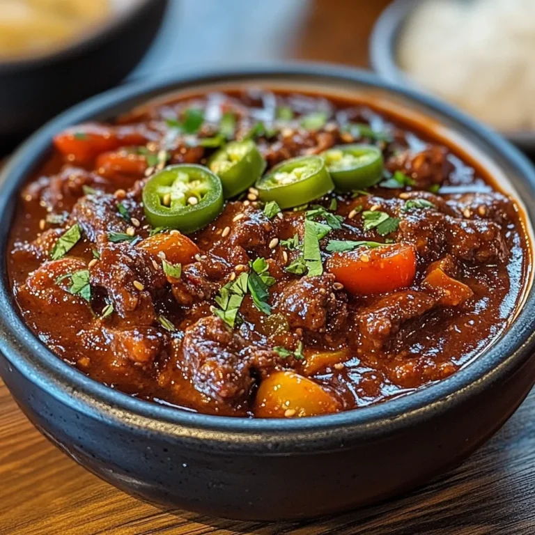 Korean Chile Con Carne