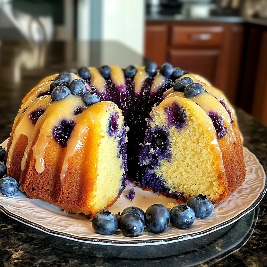 Lemon Blueberry Pound Cake