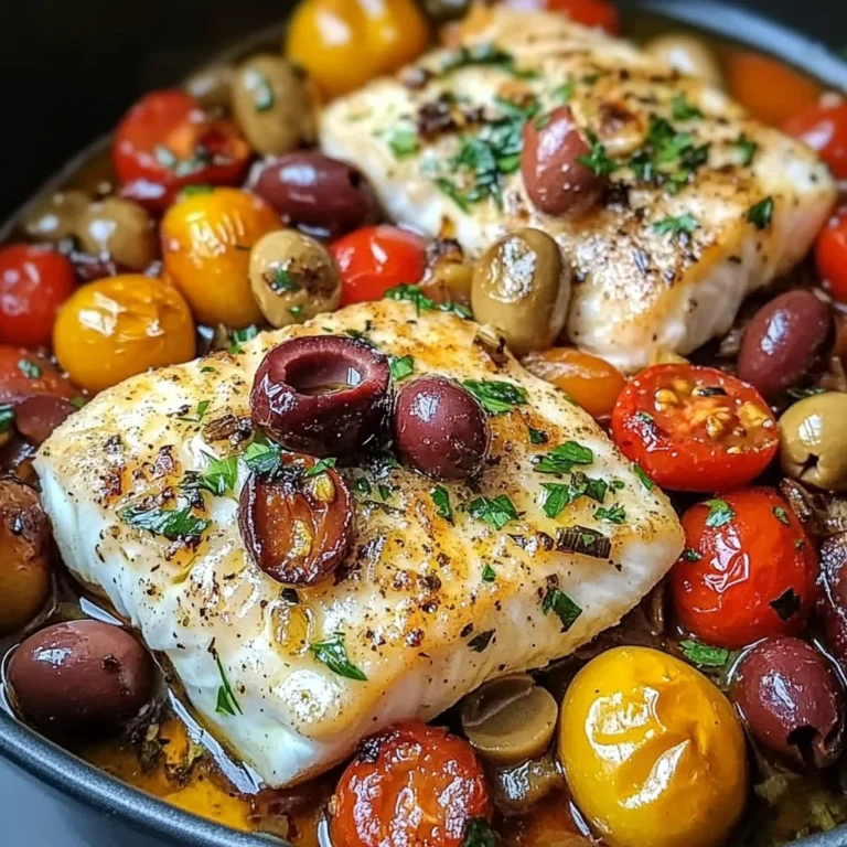 Mediterranean Baked Fish