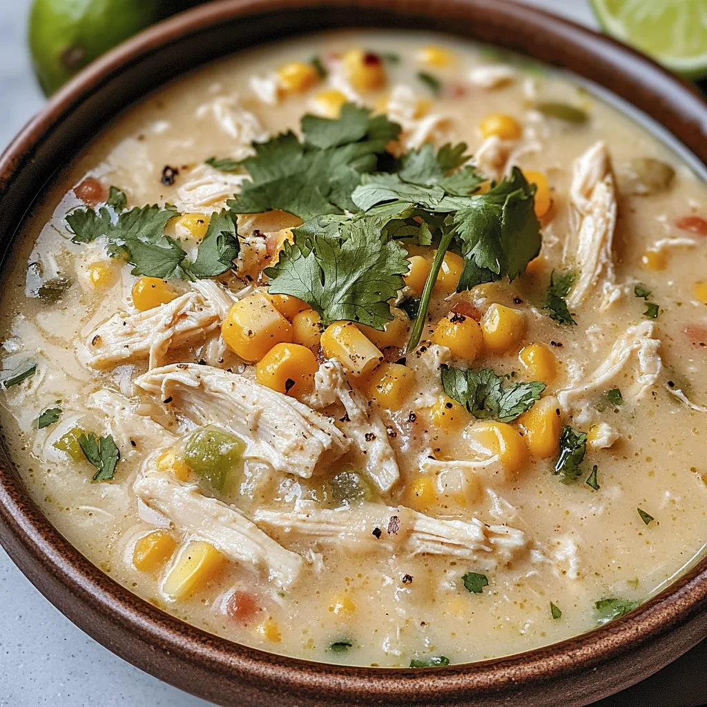 Mexican Street Corn White Chicken Chili Recipe