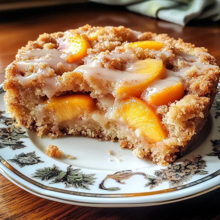 Peach Coffee Cake