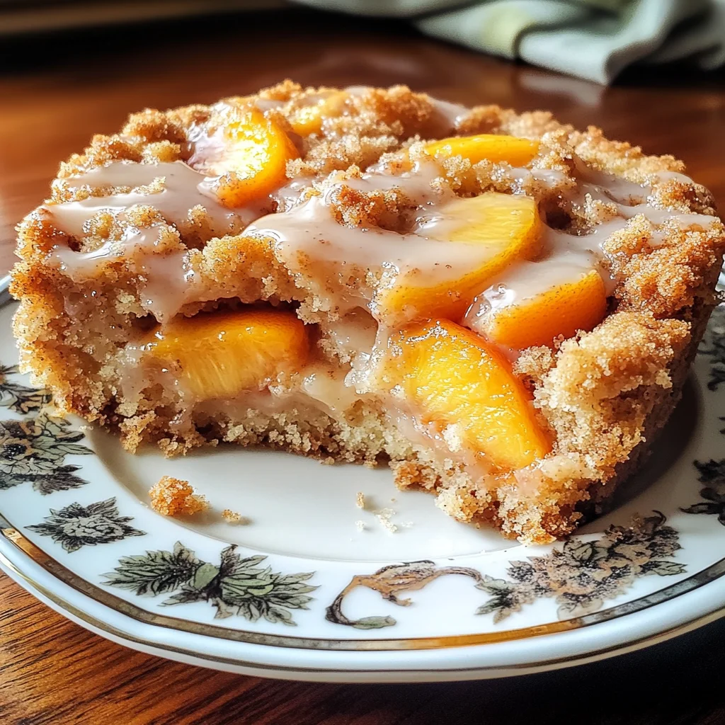 Peach Coffee Cake