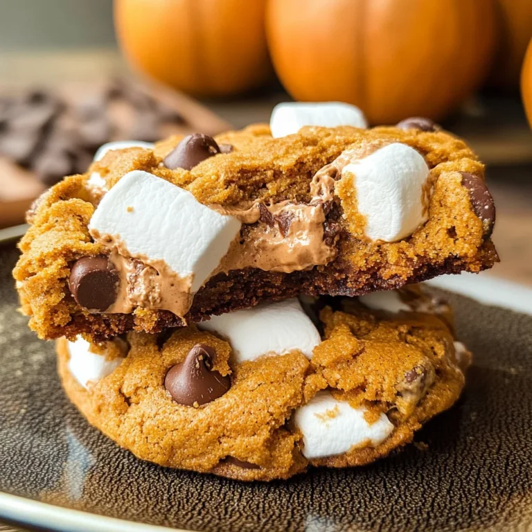 Pumpkin S'mores Cookies
