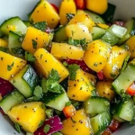 Refreshing Mango Cucumber Salad