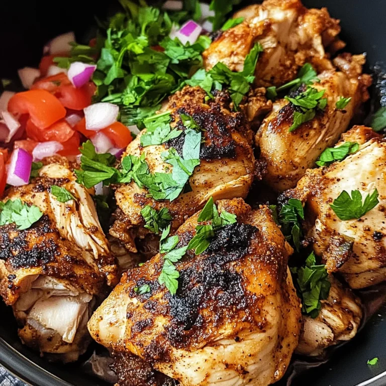 Spiced Yogurt-Marinated Chicken Thighs