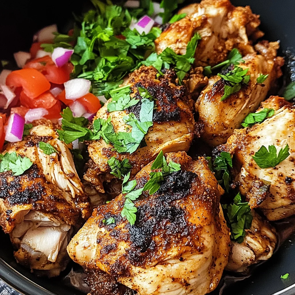 Spiced Yogurt-Marinated Chicken Thighs