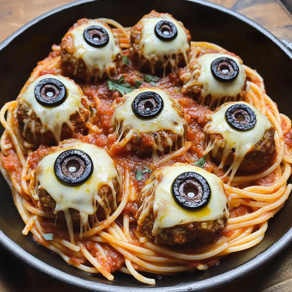 Spooky Spaghetti & Eyeballs