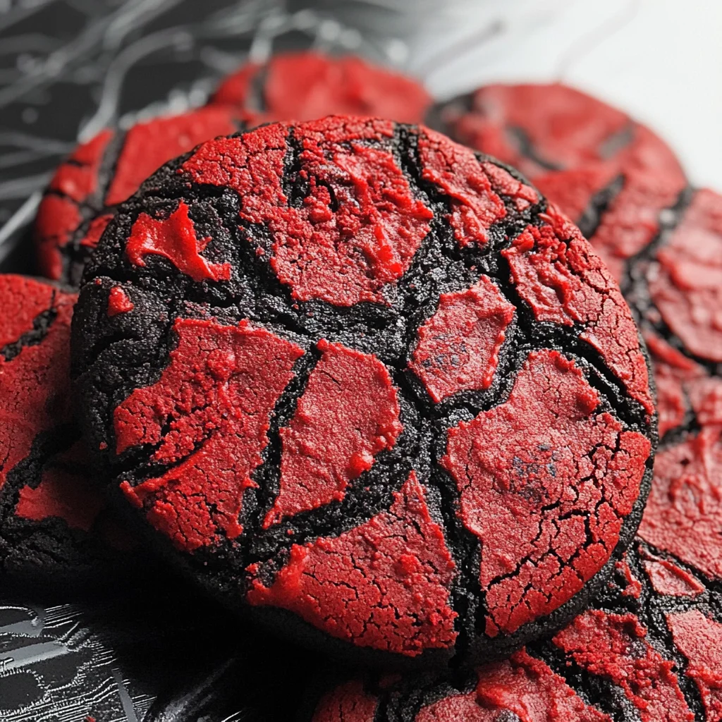 Stranger Things Red Velvet Cookies