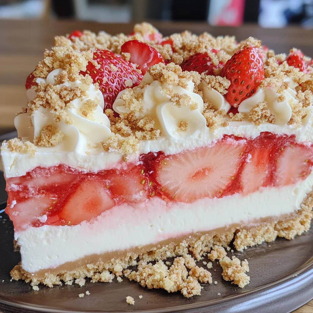 Strawberry Crunch Cheesecake