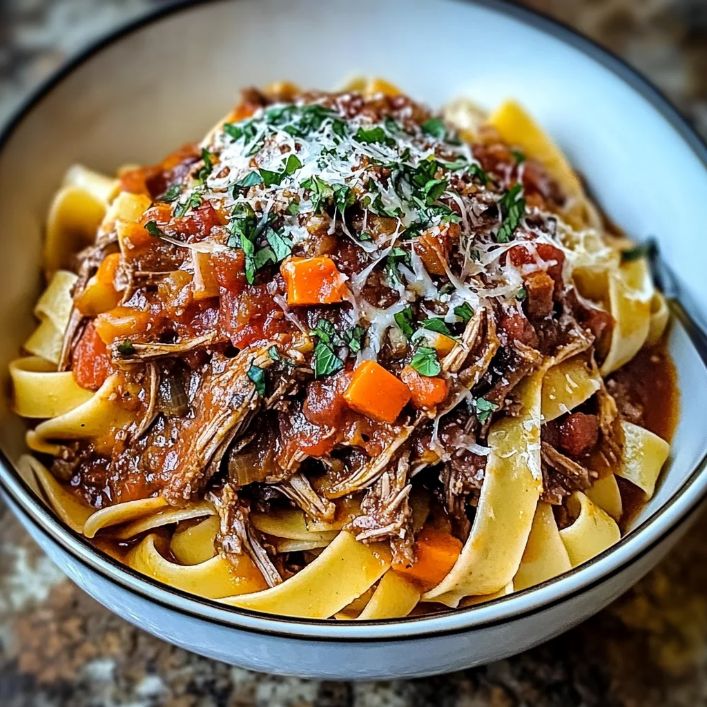 Sunday Slow Cooker Beef Ragu Recipe