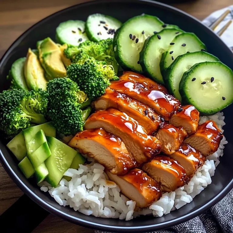 Teriyaki Chicken Rice Bowl with Fresh Veggies