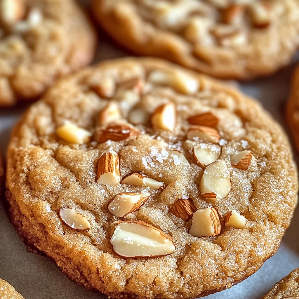 Toffee Almond Cookies