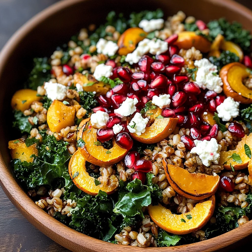 Autumn Harvest Salad with Pomegranates