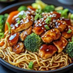 Chicken Teriyaki Noodles