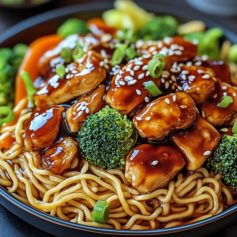 Chicken Teriyaki Noodles