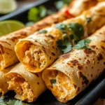 Cream Cheese Chicken Taquitos