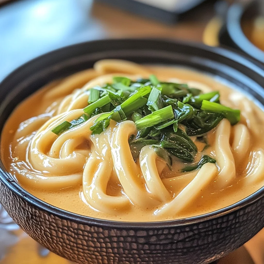 Creamy Miso Udon