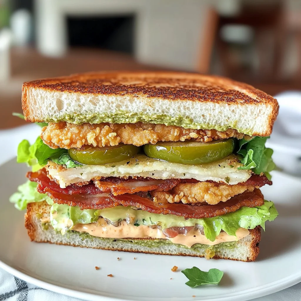 Crunchy Fried Green Tomato BLT Sandwich - Alrightwithme