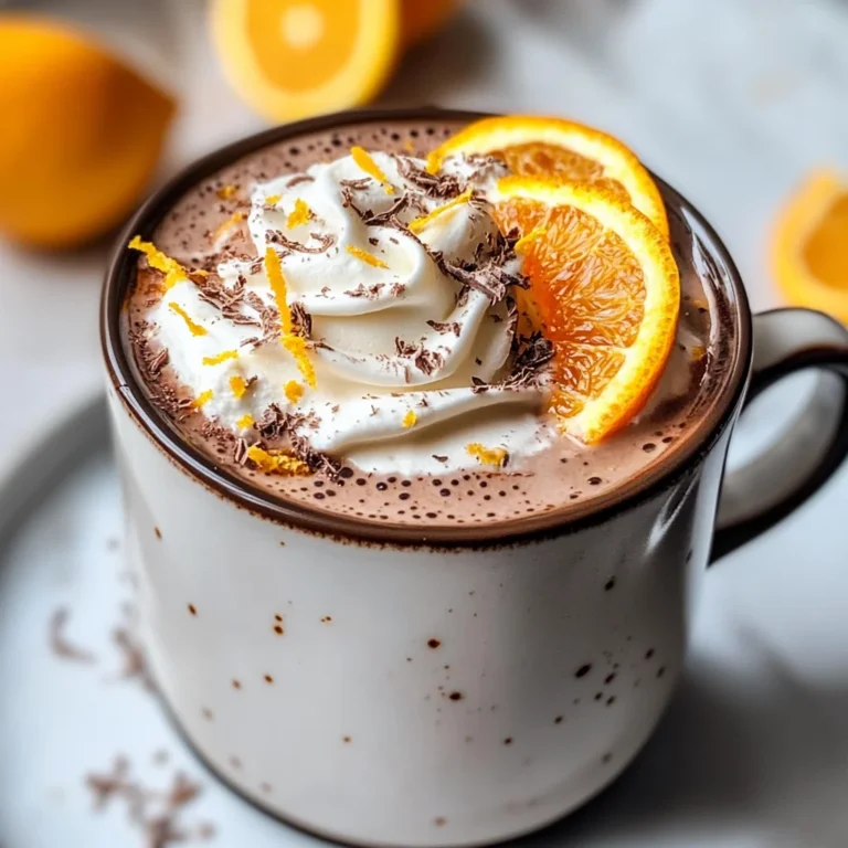 Orange Hot Chocolate