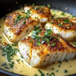 Pan-Seared Cod with Garlic Cream Sauce: An Amazing Ultimate Recipe