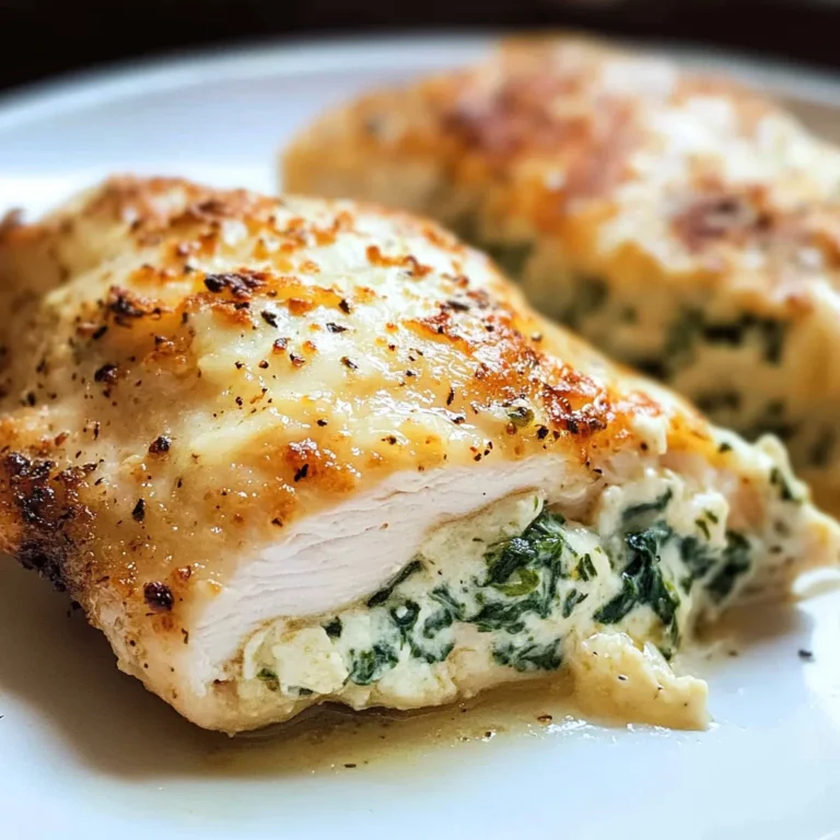 Spinach Stuffed Chicken Breasts
