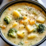Broccoli Potato Cheese Soup Recipe