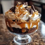 Caramel Cheesecake Brownie Trifle Delight
