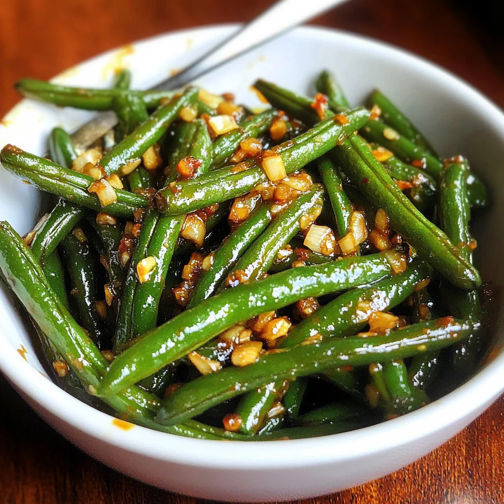 Chinese Green Beans With Garlic Sauce