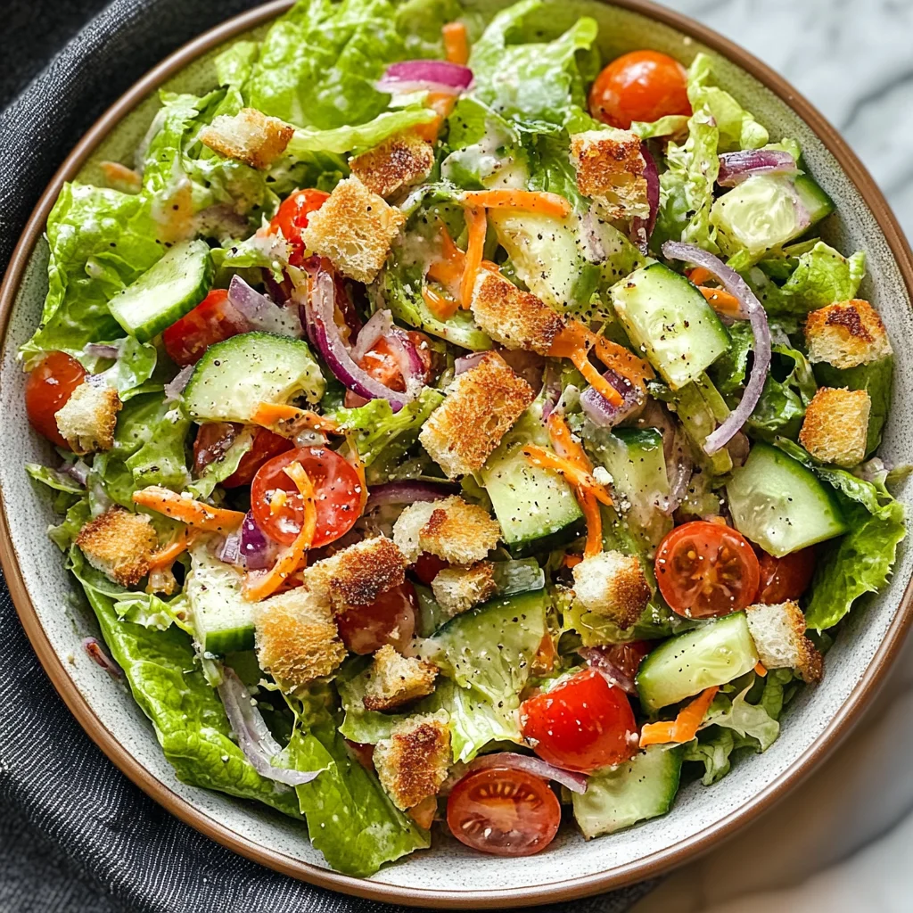 Classic House Salad - Quick and Easy