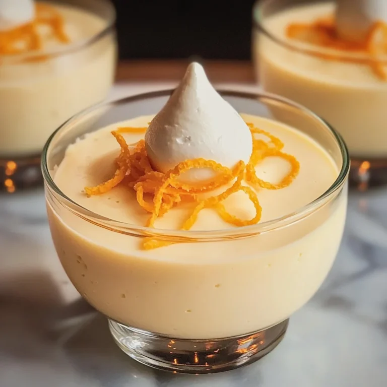 Creamy White Chocolate Orange Mousse