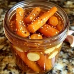Hot Honey Pickled Carrots: A Sweet and Spicy Delight!