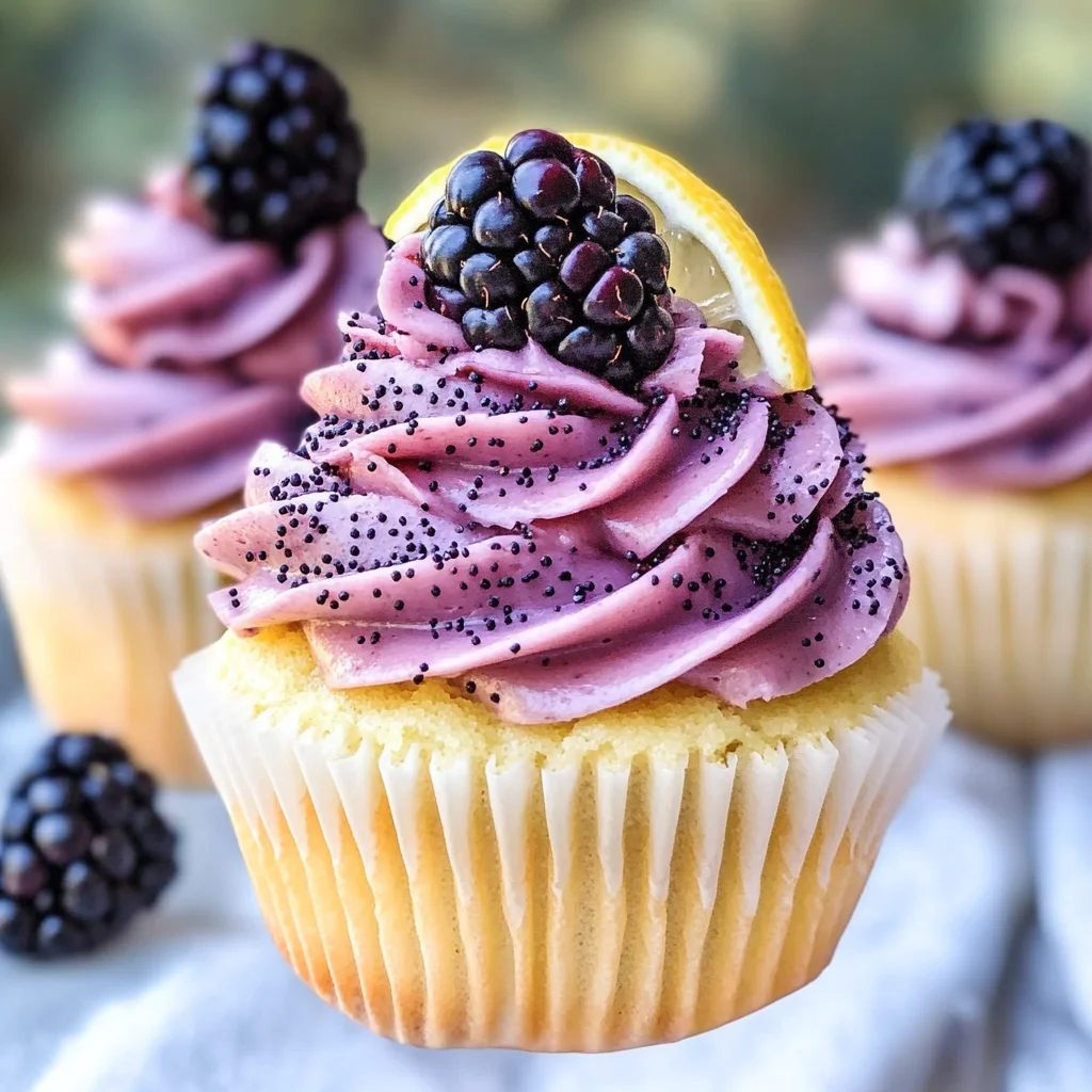 Lemon Poppy Seed Cupcakes